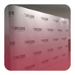 Backdrop (rangka dan printing) / meter